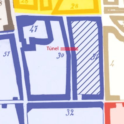 plano de 1884 que marca un solo feudo 31